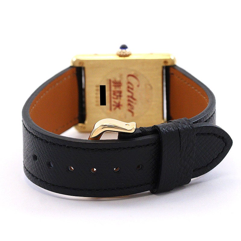 中古】CARTIER MUST TANK LARGE MODEL VERMEIL カルティエ マスト