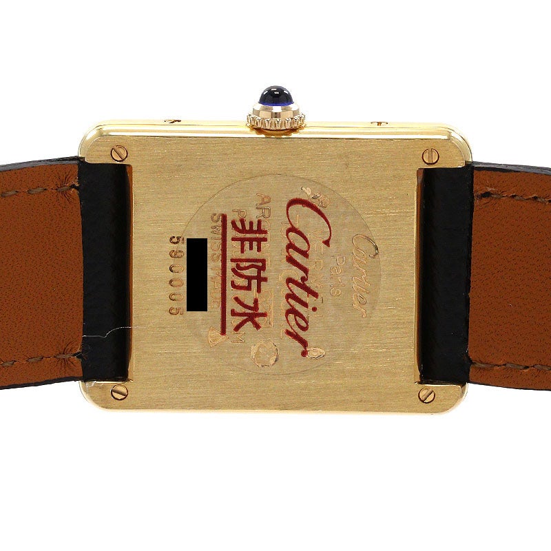 中古】CARTIER MUST TANK LARGE MODEL VERMEIL カルティエ マスト