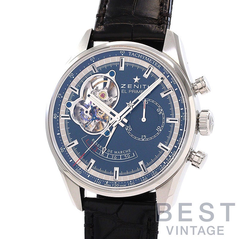 中古】ZENITH CHRONOMASTER OPEN TRIBUTE TO CHARLES VERMOT ゼニス