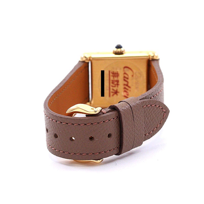 中古】CARTIER MUST TANK SMALL MODEL VERMEIL カルティエ マスト