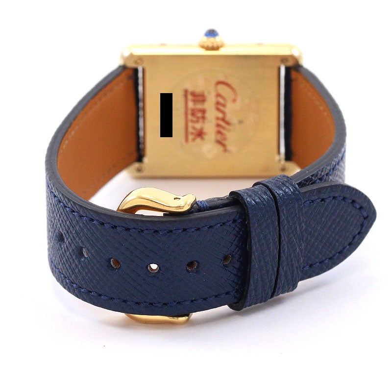 中古】CARTIER MUST TANK LARGE MODEL VERMEIL カルティエ マスト
