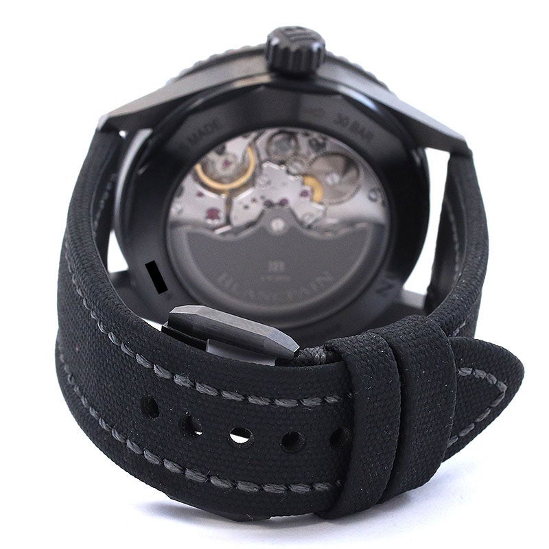 ブランパン 【BLANCPAIN】 フィフティ ファゾムス バチスカーフ 5000-0130-B52A (N050000001030NB52A) メンズ ブラック セラミック 腕時計 時計 FIFTY FATHOMS BATHYSCAPHE BLACK CE 【中古】 中古】BLANCPAIN FIFTY FATHOMS BATHYSCAPHE ブランパン フィフティ