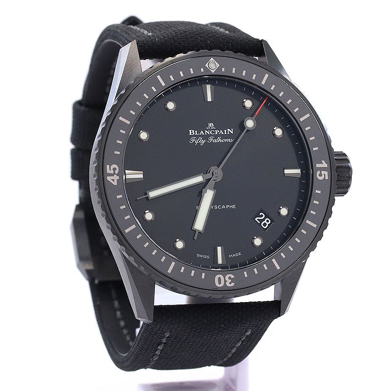 【中古】BLANCPAIN FIFTY FATHOMS BATHYSCAPHE ブランパン フィフティ ファゾムス バチスカーフ 5000-0130-B52A (N050000001030NB52A)