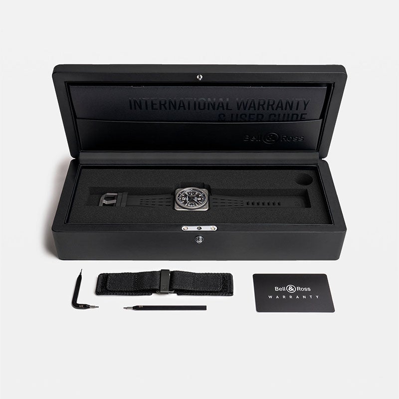 Bell ＆ Ross BR-X3 BLACK TITANIUM ベル＆ロス BR-X3 ブラック チタニウム BRX3R-BL-TI/SRB