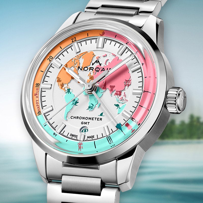 NORQAIN FREEDOM GMT ENJOY LIFE "HOLIDAY" LIMITED EDITION ノルケイン フリーダム GMT エンジョイ ライフ “ホリデー” リミテッド エディション N2100.22S02.W01.S01