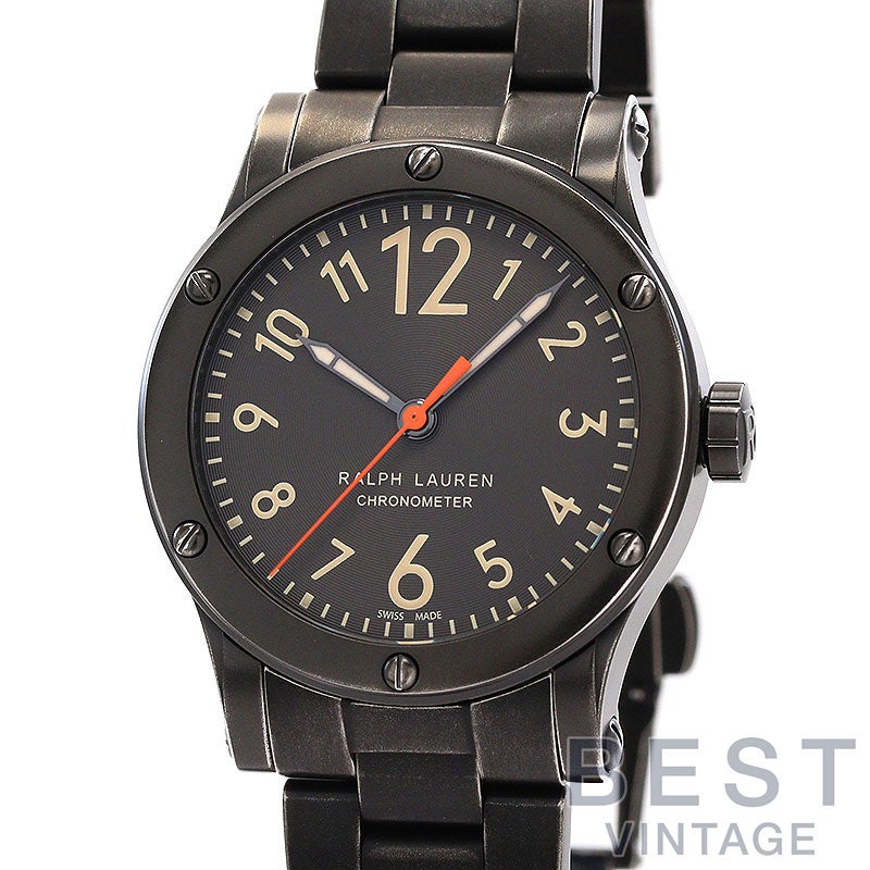 【中古】RALPH LAUREN RL67 SAFARI CHRONOMETER 39MM ラルフ・ローレン RL67 サファリ クロノメーター 39MM RLR0250900