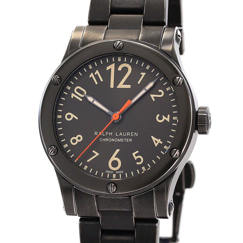 【中古】RALPH LAUREN RL67 SAFARI CHRONOMETER 39MM ラルフ・ローレン RL67 サファリ クロノメーター 39MM RLR0250900