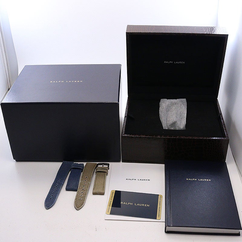 【中古】RALPH LAUREN RL67 SAFARI CHRONOMETER 39MM ラルフ・ローレン RL67 サファリ クロノメーター 39MM RLR0250900