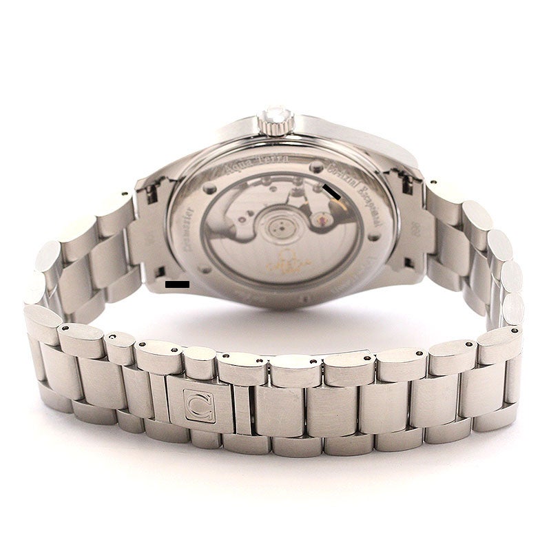 週末限定お値下げ★ ☆美品☆メカテクター　赤 中古】OMEGA SEAMASTER AQUA TERRA 150M CO-AXIAL CHRONOMETER 39.2MM