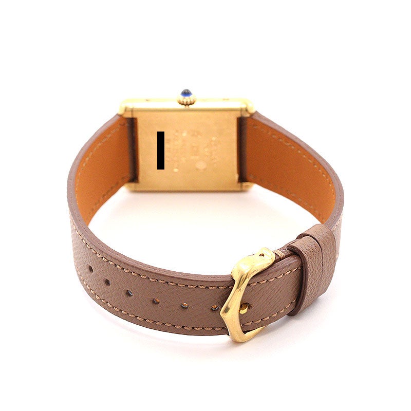 中古】CARTIER MUST TANK LARGE MODEL VERMEIL カルティエ マスト