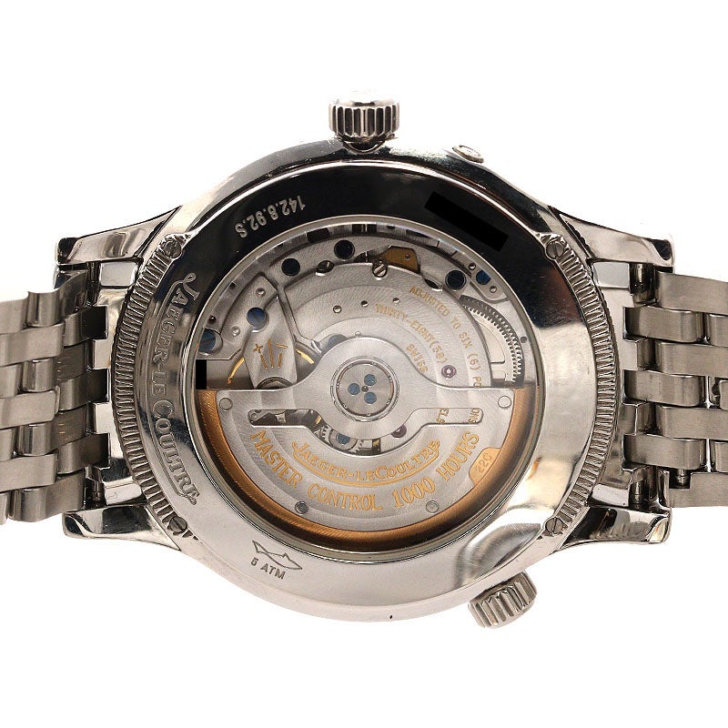 【中古】JAEGER-LECOULTRE MASTER GEOGRAPHIC / MASTER BLACK GEOGRAPHIC ジャガー・ルクルト マスター・ジオグラフィーク / マスターブラック・ジオグラフィーク Q1428470 (142.8.92.S)