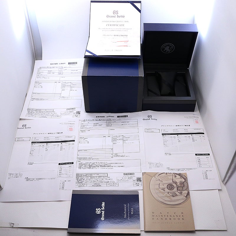 中古】GRAND SEIKO EVOLUTION 9 COLLECTION 9S MECHANICAL WHITE BIRCH
