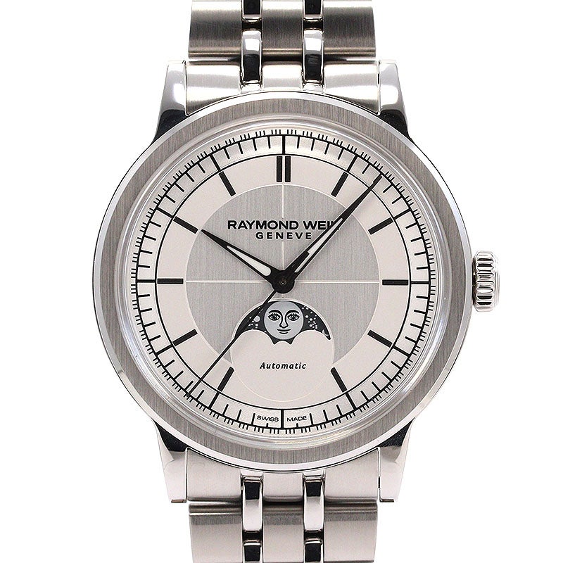 【中古】RAYMOND WEIL MILLESIME MOON PHASE 39.5MM レイモンド ウェイル ミレジム ムーンフェイズ 39.5MM 2945-ST-65001