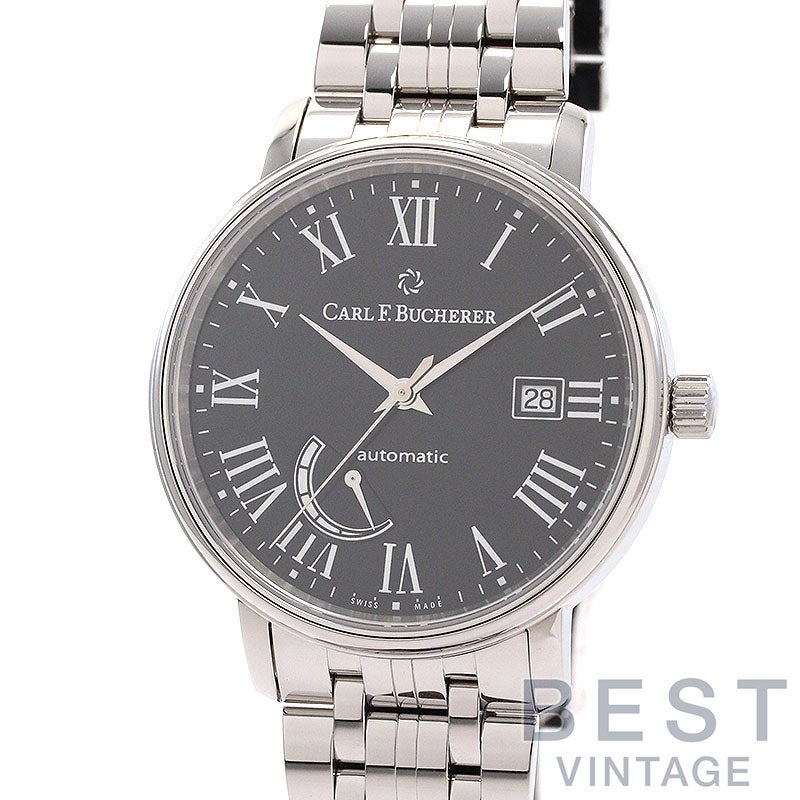 【中古】CARL F.BUCHERER ADAMAVI AUTOMATIC POWER RESERVE カール F. ブヘラ アダマビ オートマティック パワーリザーブ 00.10323.08.31.21