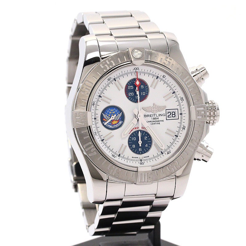 【中古】BREITLING AVENGER II BLUE IMPULSE JAPAN LIMITED EDITION ブライトリング アベンジャーII ブルーインパルス 日本限定 A133811A/A811/170A (A339ABIPSS)