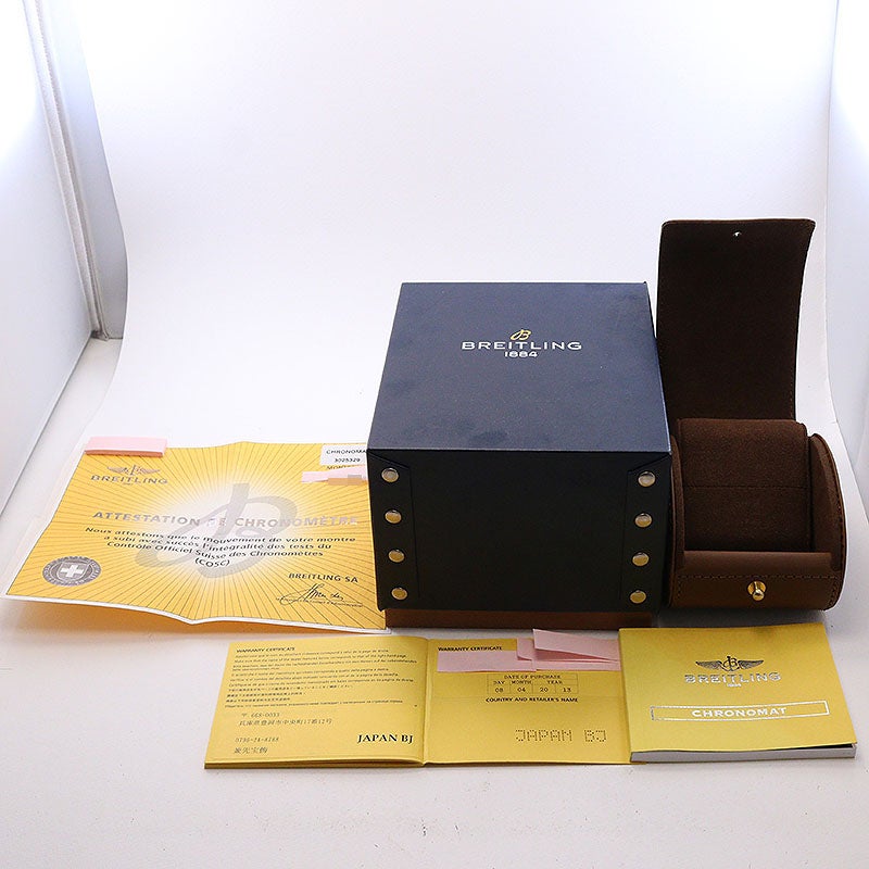 【中古】BREITLING CHRONOMAT 44 ブライトリング クロノマット 44 CB011012/C790 (C011C90WBA)
