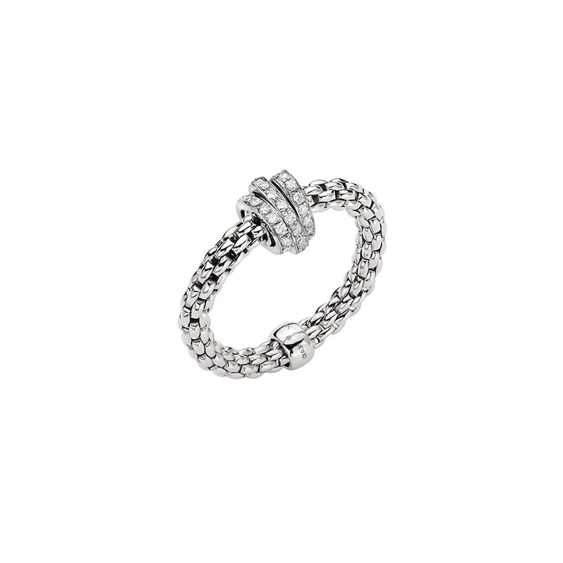 FOPE PRIMA COLLECTION FLEX'IT フォッペ プリマ コレクション フレグジット リング M ダイヤモンドパヴェ 74408AX_PB_B_BBB_00M