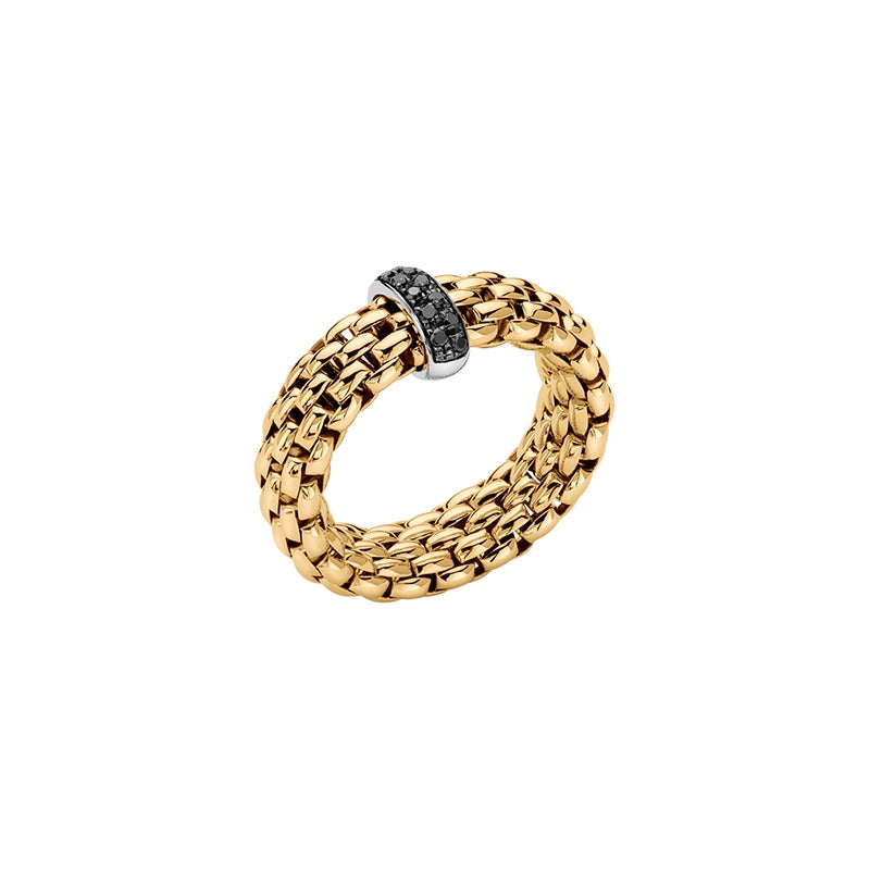 FOPE VENDOME COLLECTION FLEX'IT フォッペ ヴァンドーム コレクション フレグジット リング M ブラックダイヤモンド 55902AX_BN_G_X1X_00M