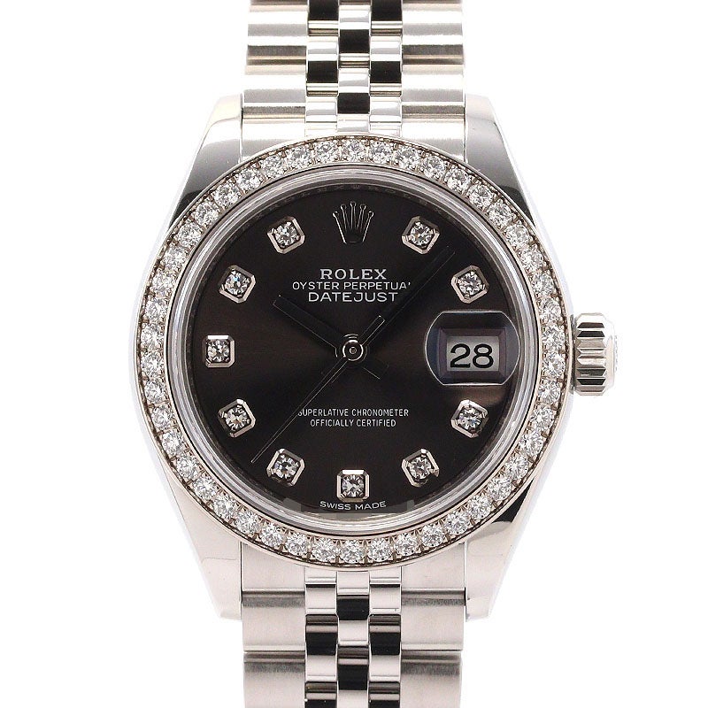 【中古】ROLEX OYSTER PERPETUAL LADY-DATEJUST 28 ロレックス オイスター パーペチュアル レディ デイトジャスト 28 M279384RBR-0017