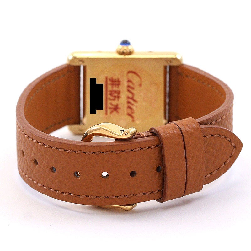中古】CARTIER MUST TANK SMALL MODEL VERMEIL カルティエ マスト