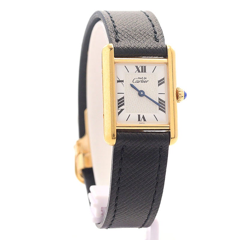 中古】CARTIER MUST TANK SMALL MODEL VERMEIL カルティエ マスト