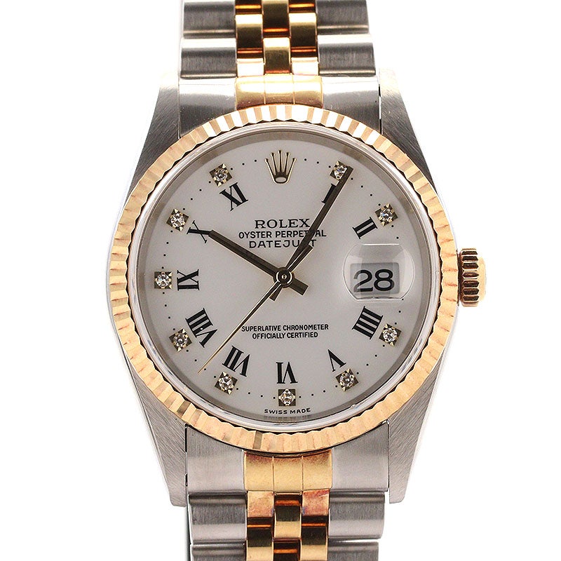 【中古】ROLEX OYSTER PERPETUAL DATEJUST 36 ロレックス オイスターパーペチュアル デイトジャスト 36 M16233 (16233G)