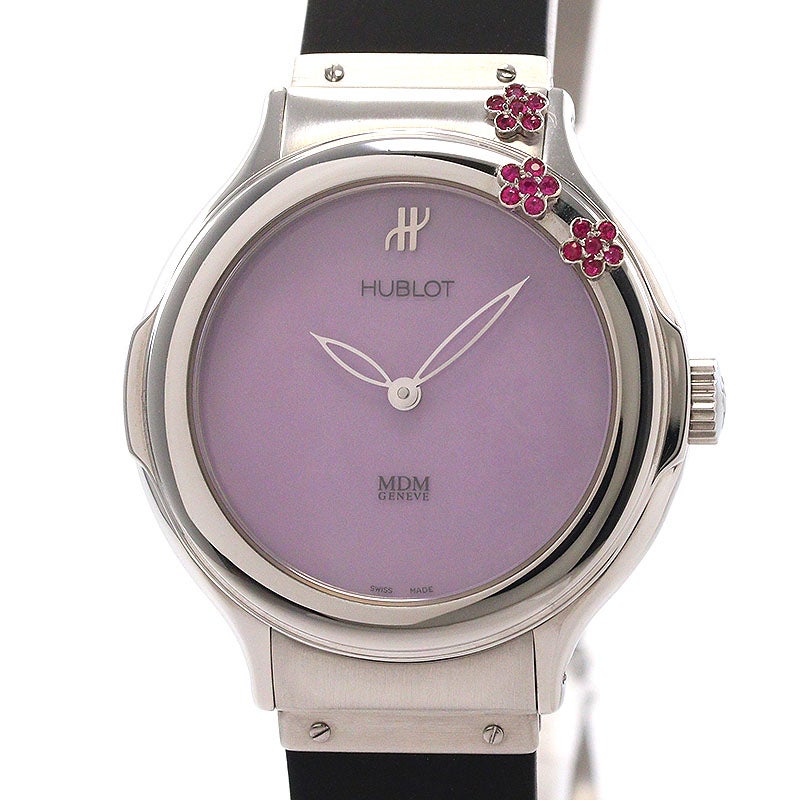 中古】HUBLOT MDM FLOWERS ウブロ MDM フラワーズ 1420.AME.1