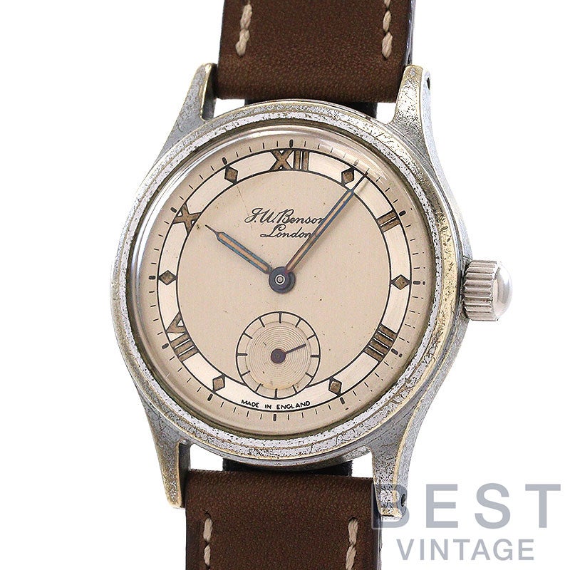 【中古】J.W.BENSON MECHANICAL ROUND WATCH BY SMITHS J.W.ベンソン メカニカル ラウンドウォッチ by スミス -