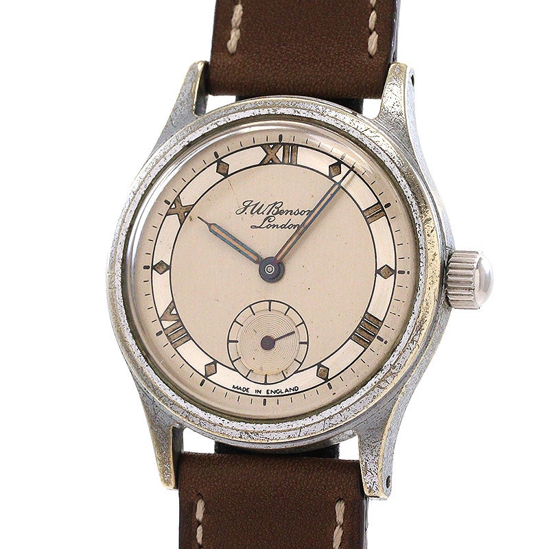 【中古】J.W.BENSON MECHANICAL ROUND WATCH BY SMITHS J.W.ベンソン メカニカル ラウンドウォッチ by スミス -