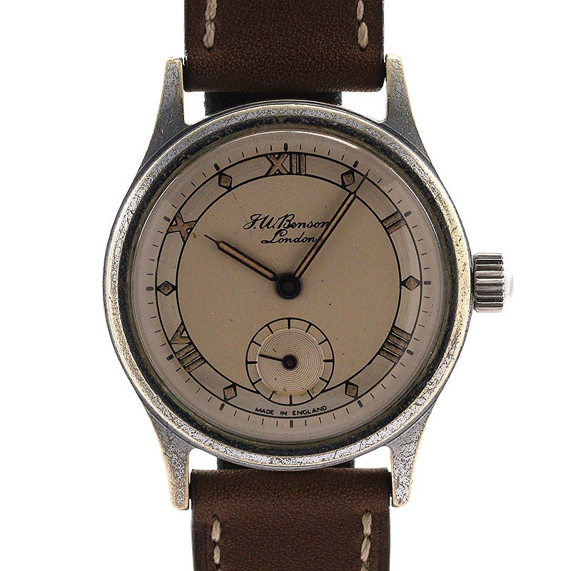 【中古】J.W.BENSON MECHANICAL ROUND WATCH BY SMITHS J.W.ベンソン メカニカル ラウンドウォッチ by スミス -