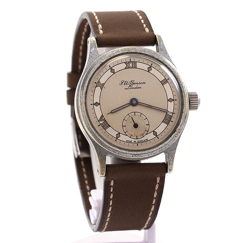 【中古】J.W.BENSON MECHANICAL ROUND WATCH BY SMITHS J.W.ベンソン メカニカル ラウンドウォッチ by スミス -