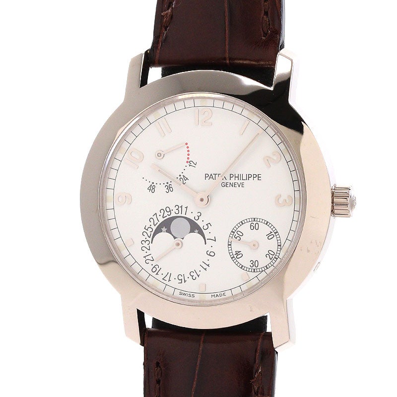 【中古】PATEK PHILIPPE CALATRAVA COMPLICATIONS MOONPHASE POWER RESERVE パテック・フィリップ カラトラバ コンプリケーション ムーンフェイズ パワーリザーブ / プチコンプリケーション 5055G-010