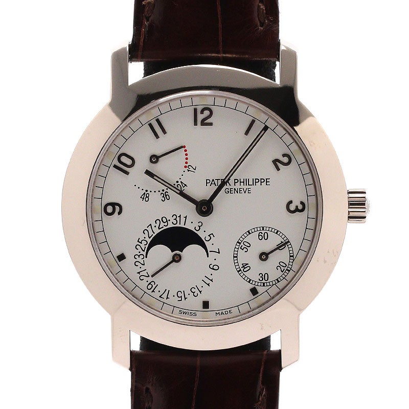 【中古】PATEK PHILIPPE CALATRAVA COMPLICATIONS MOONPHASE POWER RESERVE パテック・フィリップ カラトラバ コンプリケーション ムーンフェイズ パワーリザーブ / プチコンプリケーション 5055G-010