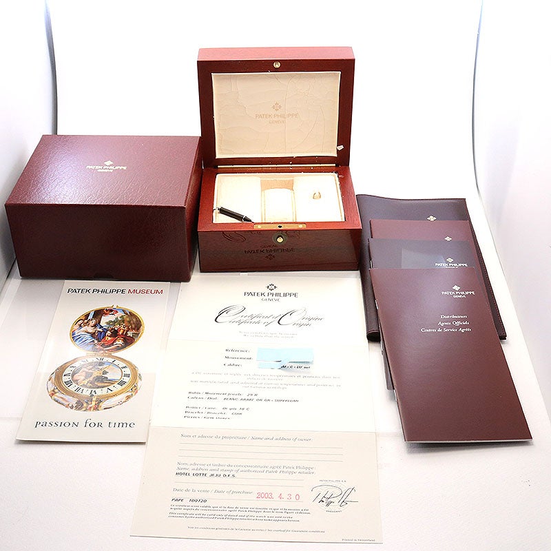 【中古】PATEK PHILIPPE CALATRAVA COMPLICATIONS MOONPHASE POWER RESERVE パテック・フィリップ カラトラバ コンプリケーション ムーンフェイズ パワーリザーブ / プチコンプリケーション 5055G-010
