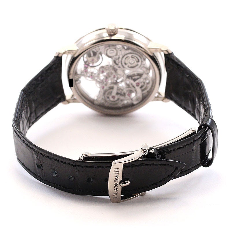【中古】BLANCPAIN VILLERET SQUELETTE 8 JOURS ブランパン ヴィルレ スケルトン 8デイズ 6633-1500-55B (N06633O015000N)