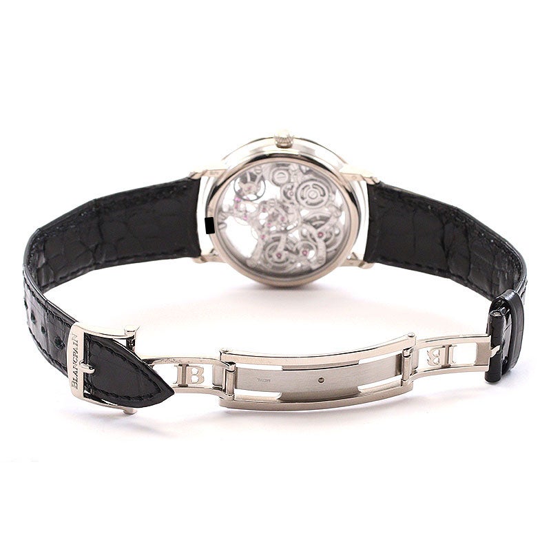 【中古】BLANCPAIN VILLERET SQUELETTE 8 JOURS ブランパン ヴィルレ スケルトン 8デイズ 6633-1500-55B (N06633O015000N)