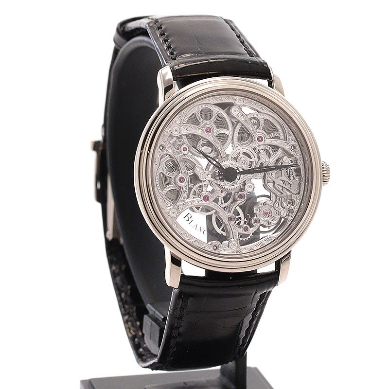 【中古】BLANCPAIN VILLERET SQUELETTE 8 JOURS ブランパン ヴィルレ スケルトン 8デイズ 6633-1500-55B (N06633O015000N)