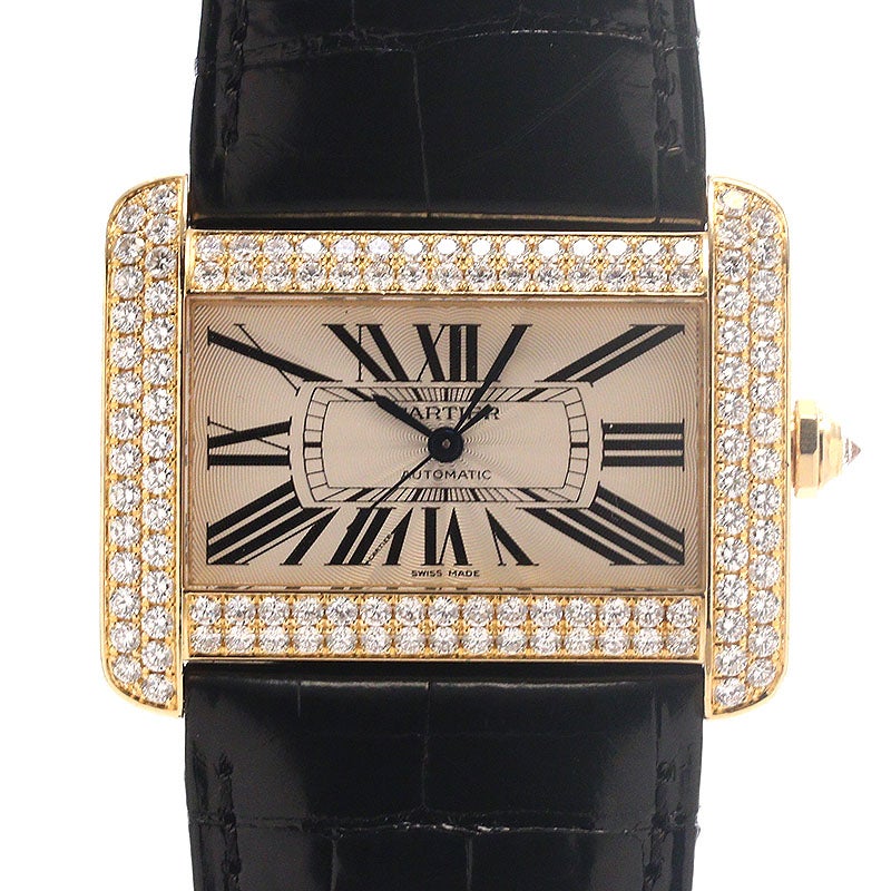 【中古】CARTIER TANK DIVAN LARGE MODEL カルティエ タンク ディヴァン LM WA301670