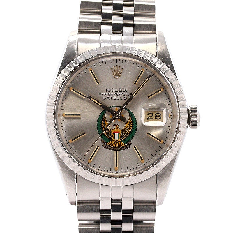 中古】ROLEX OYSTER PERPETUAL DATEJUST 36 UAE ARMED FORCES DIAL