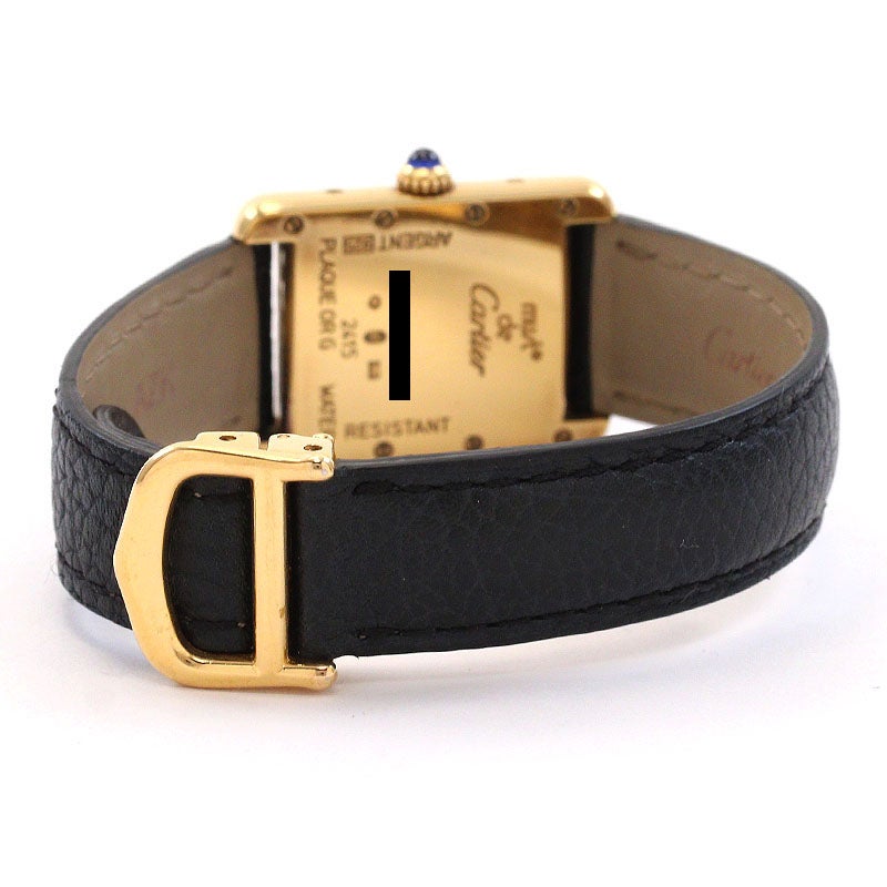 中古】CARTIER MUST TANK SMALL MODEL VERMEIL カルティエ マスト