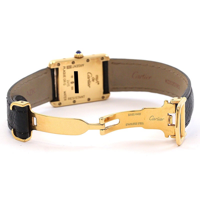 【中古】CARTIER MUST TANK SMALL MODEL VERMEIL カルティエ マスト タンク SM ヴェルメイユ W1017354