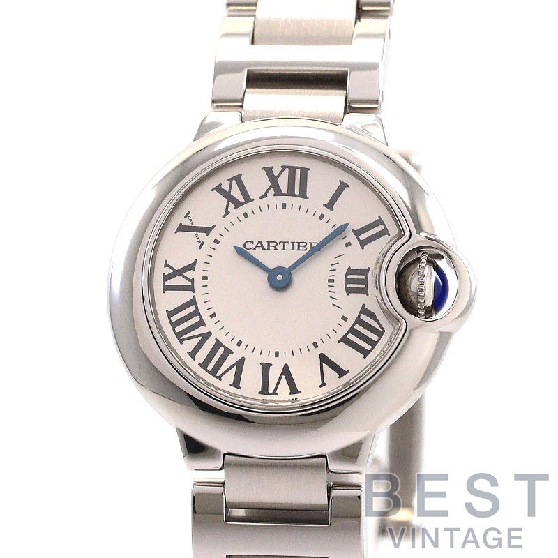 【中古】CARTIER BALLON BLEU DE CARTIER 28MM カルティエ バロン ブルー ドゥ カルティエ 28MM W69010Z4