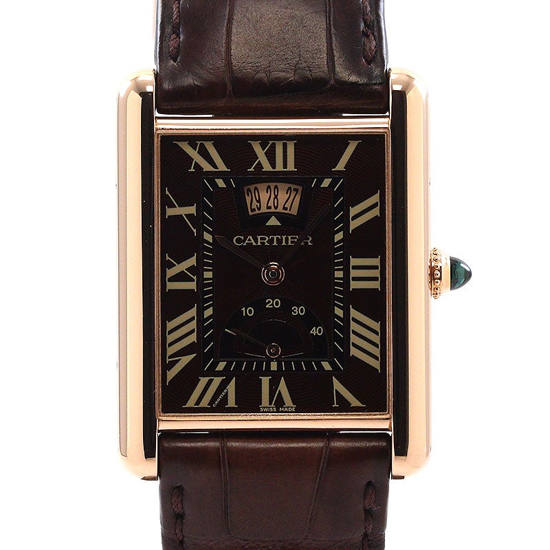 【中古】CARTIER TANK LOUIS CARTIER EXTRA-LARGE MODEL MANUAL DATE カルティエ カルティエ タンク ルイ カルティエ XL マニュアルデイト W1560002