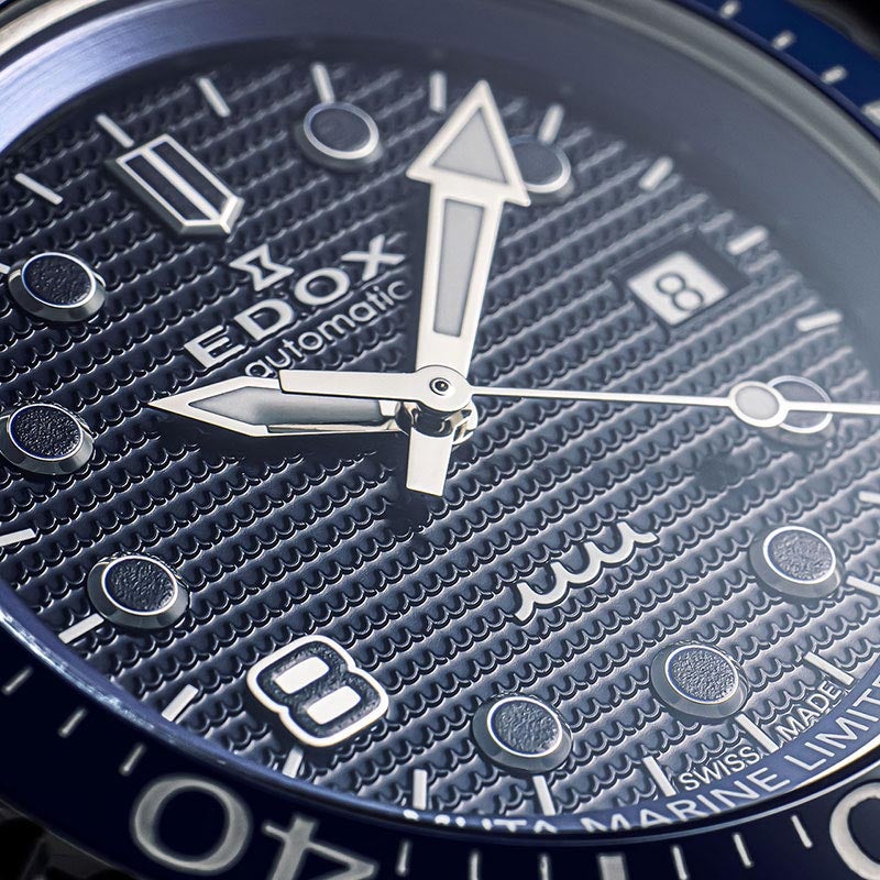 EDOX NEPTUNIAN GRANDE RESERVE DATE AUTOMATIC muta MARINE SPECIAL EDITION エドックス ネプチュニアン グランデ リザーブ デイト オートマティック ムータ・マリン スペシャル エディション 80801-3BUNA-BUGM