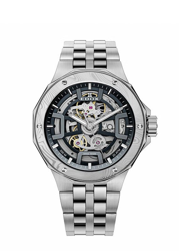 EDOX DELFIN THE ORIGINAL MECANO AUTOMATIC DAMASCUS LIMITED EDITION
