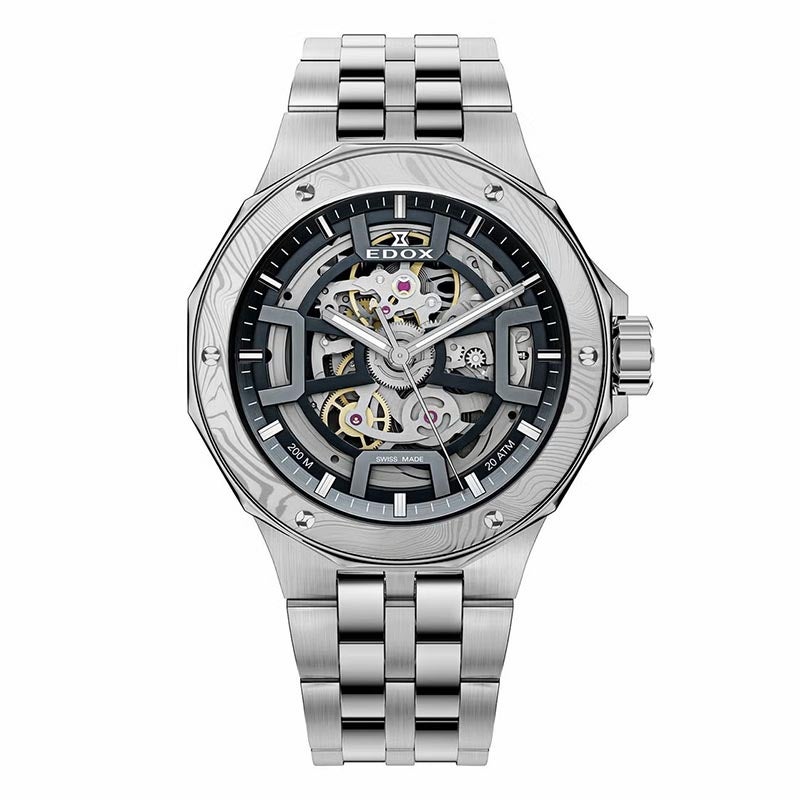 EDOX DELFIN THE ORIGINAL MECANO AUTOMATIC DAMASCUS LIMITED EDITION