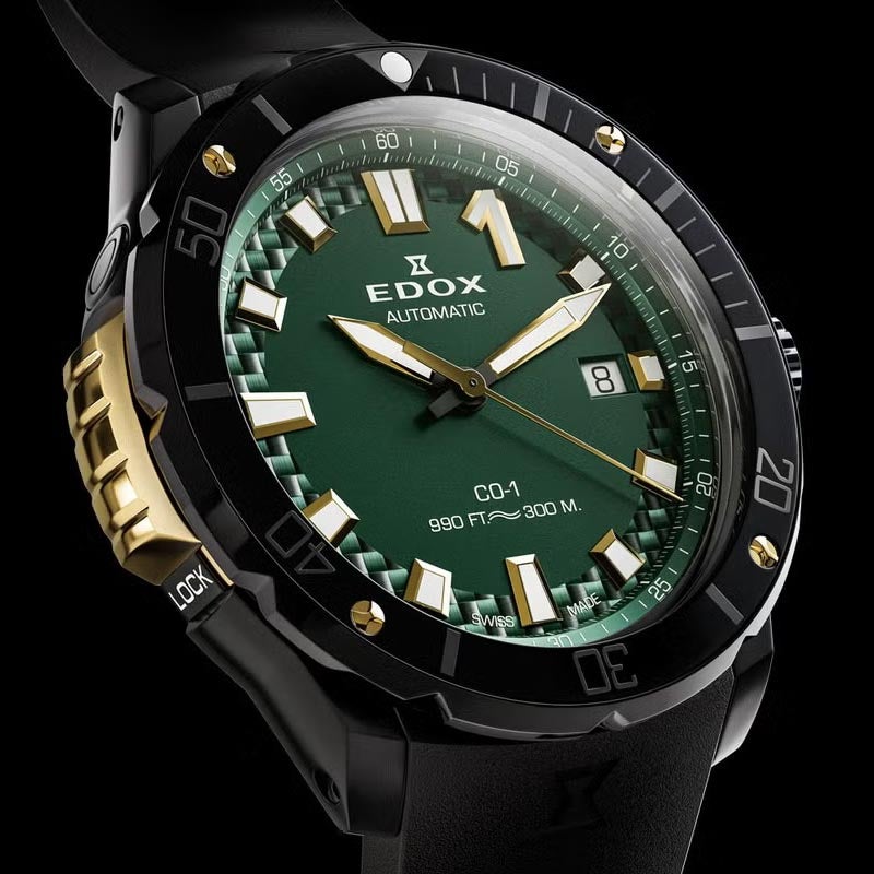 EDOX CHRONOFFSHORE-1 BEZEL LOCK DATE AUTOMATIC エドックス クロノ