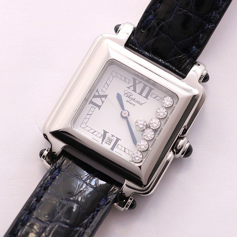 【中古】CHOPARD HAPPY SPORT SQUARE ショパール ハッピースポーツ スクエア 27/8325