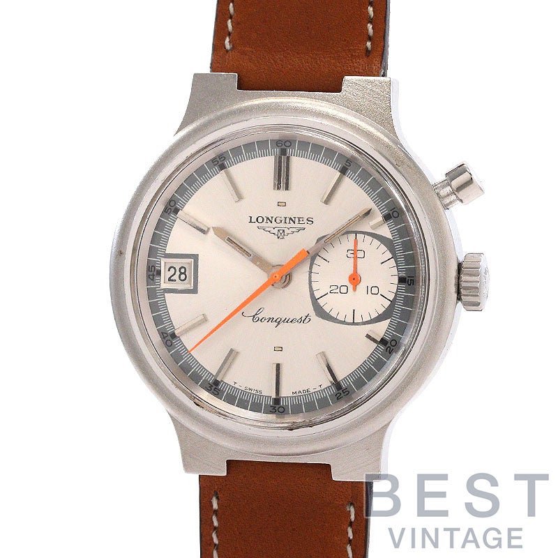 【中古】LONGINES CONQUEST MONOPUSHER CHRONOGRAPH 1972 MUNICH OLYMPICS COMMEMORATION ロンジン コンクエスト モノプッシャー クロノグラフ 1972 ミュンヘンオリンピック記念モデル 8613-1