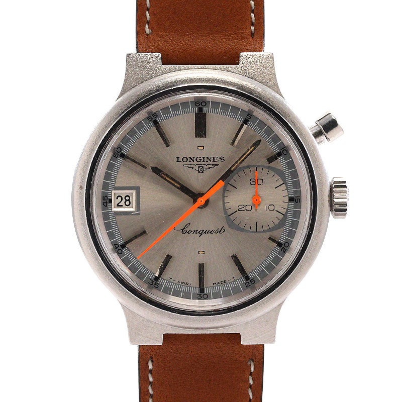 【中古】LONGINES CONQUEST MONOPUSHER CHRONOGRAPH 1972 MUNICH OLYMPICS COMMEMORATION ロンジン コンクエスト モノプッシャー クロノグラフ 1972 ミュンヘンオリンピック記念モデル 8613-1